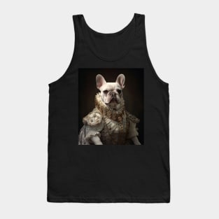 White French Bulldog - Medieval French Princess Tank Top